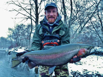 Salmon River Steelhead fishing report Pulaski NY.