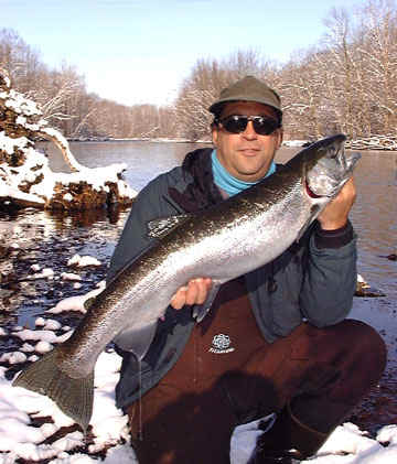 Steelhead Fishing on the Salmon River in Pulaski NY.